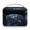 OURTEV Travel Makeup Bag Earth from The Outer Space Cosmetic Bags for Women Waterproof Portable Make Up Organizer view 3