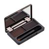 2 Color Eyebrow Powder Waterproof Natural Brow Powder Eyebrow Powder Duo Sculpting Kit for Girls Women Dark Brown and Grey 1Set Beauty tools view 3