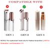 Replacement Heads for Flawless Facial Hair Remover Generation 2, 4pcs Heads Gen 2 for Flawless finishing touch Hair Removal Tool view 2