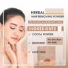 Chocolate Full Body Hair Removal Powder For Leg,10 Minute Painless Herbal Hair Removal Waxing Powder, Easy To Use At Home,Salon Like Results, Effective Hair Removal (100G), Brown view 2