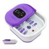 CuPiLo Foot Spa Bath Massager with Heat, Collapsible Foot Massager Spa Soaking Tub with Bubbles, Red Light, Pumice Stone, Shiatsu Massage Rollers, Pedicure Foot Spa for Relaxation, Gifts(Purple) view 1