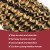 Human Braiding Hair for Boho Braids 4/27 Ombre 14 Inch Curly Human Hair for Boho Braids 2 Bundles 100g Boho Hair for Braiding 100% Deep Wave Bulk Human Hair (P4/27, 14 inch) view 3