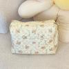 BLACKNANA 3 Pcs Makeup Bag Travel Cosmetic Bag Set Large Capacity Toiletry Bag Flower Print Wash Bag Pen Bag for Woman Girls view 4