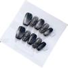 Handmade Wearing Nail Art Long and Short Nail Art Fake Nail Patches(24215,XS) view 1