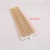 100/200Pcs 6 Inch Long Wooden Handle Cotton Swabs Single-Head Sterile Sticks Applicator For Wound Makeup view 4