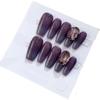 Handmade Wearing Nail Art Long and Short Nail Art Fake Nail Patches(24203,XS) view 1