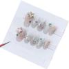Handmade Wearing Nail Art Long and Short Nail Art Fake Nail Patches(24272,M) view 1