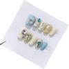 Handmade Wearing Nail Art Long and Short Nail Art Fake Nail Patches(24229,Large) view 3