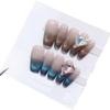 Handmade Wearing Nail Art Long and Short Nail Art Fake Nail Patches(24229,Large) view 4