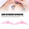 1 Pair Eyelash Grafting Separator Tool Eyelash Grafting Separator Tool Splitter Aid Splitting Seperator for Eyelashes (Rose Red) view 2