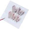 Handmade Wearing Nail Art Long and Short Nail Art Fake Nail Patches(24213,M) view 1