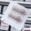 Handmade Wearing Nail Art Long and Short Nail Art Fake Nail Patches(24231,XS) view 1