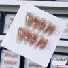 Handmade Wearing Nail Art Long and Short Nail Art Fake Nail Patches(24217,L) view 1