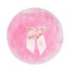 3.3 Inch Large Powder-Puff Soft Plush Powder-Puff Body Puff Ribbon Bow Handle For Girl Women Home Office Travel view 1