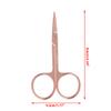 Stainless Steel Makeup Eyebrow Hair Eyelash Remover Trimmer Scissors Cutter view 3
