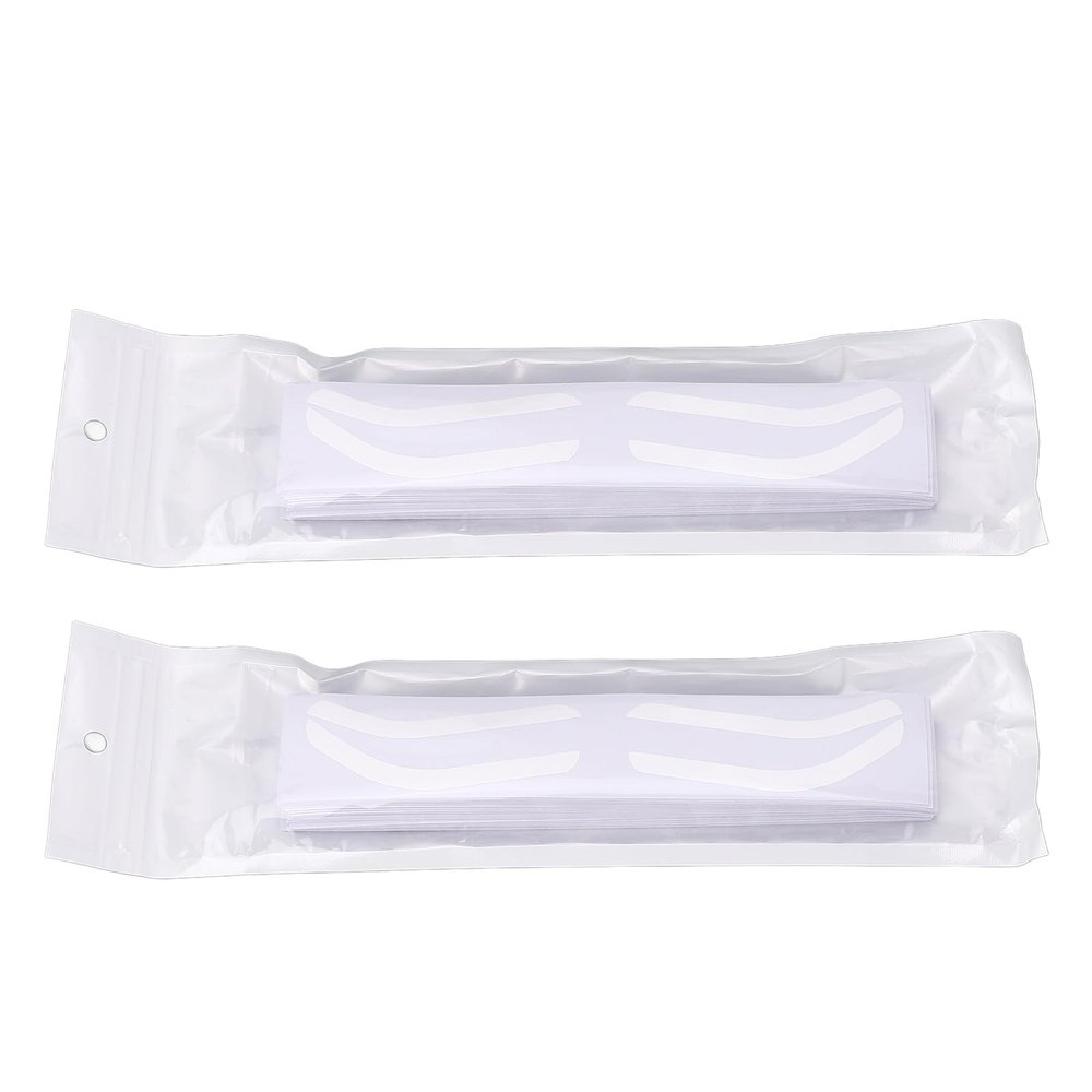 Brow Stencil Stickers, Disposable Eyebrow Template Stickers 100 Pack for Eyebrow (B Type, 3 Telescopic Handles,)