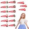 15 Pcs Christmas Hair Clips, Christmas Claw Clips, Red Hair Clips, Reindeer Hair Clip, Santa Hair Barrette, Metal Hair Clip, Christmas Snowman Hair Accessories for Women Girls view 1