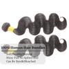 10A Brazilian Human Hair Bundles, 16 18 Inch Body Wave 2 Bundles, 100% Unprocessed Virgin Human Hair Extensions, Natural Black for Women view 3
