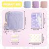 Playexen Period Bag for Teen Girls, Corduroy Sanitary Napkin Pouch, Black view 2