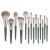 14pcs Green Cloud Makeup Brush Set Blush Brush Eyeshadow Brush Portable Beauty Tools view 1