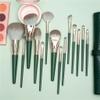 14pcs Green Cloud Makeup Brush Set Blush Brush Eyeshadow Brush Portable Beauty Tools view 3
