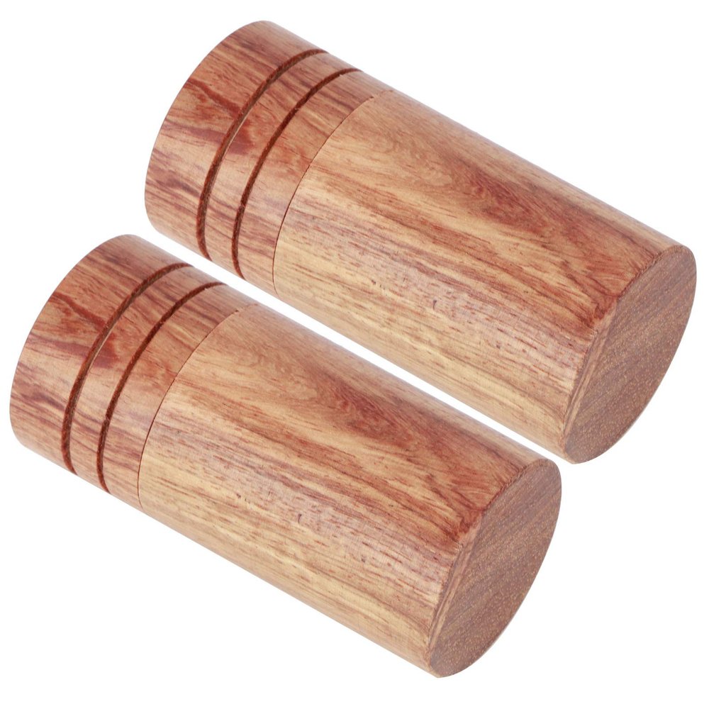 10Pcs Ential Oil Cylinder Box Storage Container 2.5cm Outer Diameter Wooden Case for Travelling Carrier Ential Oil Bottle (2.9 outer diameter)