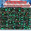 220 Styles Christmas Tattoos for Kids Temporary Glow in the Dark Tattoos Luminous Fake Temp Stickers Christmas Stocking Stuffers Gifts Party Decorations Favors Supplies Birthday Party 20 Sheets view 3