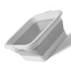 38 * 27 * 17CM Foldable Foot Bath Basin Multipurpose Large Capacity Silicone Folding Foot Soaking Bucket for Home Travel (Gray) view 3