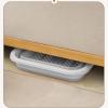 38 * 27 * 17CM Foldable Foot Bath Basin Multipurpose Large Capacity Silicone Folding Foot Soaking Bucket for Home Travel (Gray) view 4