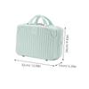 FOYTOKI Travel Makeup Organizer Suitcase Vintage Cosmetic Storage Case for Desktop Office School Use Capacity for Cosmetics Sundries Easy to Organize Access view 2
