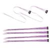 OHPHCALL 6pcs Clip-in Glitter Tinsel Hair Extensions Hair Tinsel Kit for Braiding view 1