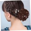 IWOWHERO 10pcs Hair Bun Covers Invisible Hair Nets for Dancers Black Khaki for Weddings Proms Everyday Use view 3