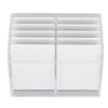 10 Layers Acrylic Eyelash Storage Box, Clear Makeup Organizer False Eyelashes Glue Pallet Holder with Magnetic Bottom, 4 x6x4 inch Eyelash Holder Extension Tool with Sealed Flip view 1