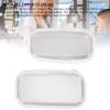 2 Pack Makeup Cosmetic Bag, Clear Hard Shell Zipper Case Secure Zipper Closure, Stackable Versatile Storage Containers Organizer Bin for Organizing Cosmetics, Toys, Chargers view 3