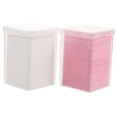 OHPHCALL Nail Wipes of Professional Gel Polish Remover Pads for Easy Nail Art Clean-up Non-Woven Cleaning Wipes for Home and Salon Use Safe for Skin
