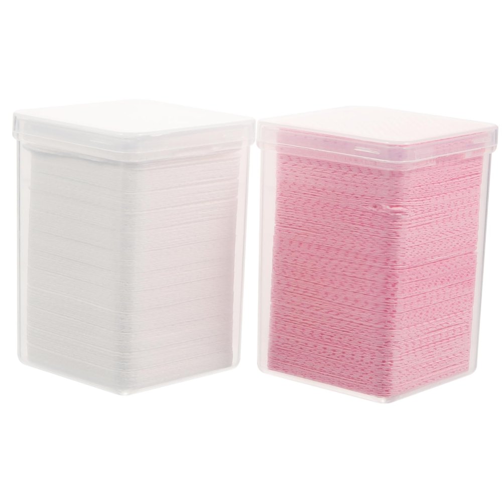 OHPHCALL Nail Wipes of Professional Gel Polish Remover Pads for Easy Nail Art Clean-up Non-Woven Cleaning Wipes for Home and Salon Use Safe for Skin