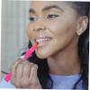 FOYTOKI 2pcs Dual-ended Lip Brush Retractable Lip Applicator for Lipstick Portable Makeup Brush Cap for Easy Application for Professional Home Use view 2