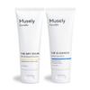 Musely Cleanser and Day Cream Mineral SPF 40, Clinical Grade Sunscreen, Broad-Spectrum, Water Resistant, 2 Fl Oz, Clear Color, 2x Bundle view 1
