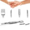 Cuticle-B-Gone Nail Care & Cuticle Remover Tool with Interchangeable Attachments, At Home or Travel Ready, Gentle Cuticle & Hangnail Grooming for Finger Nails & Toe Nails view 2