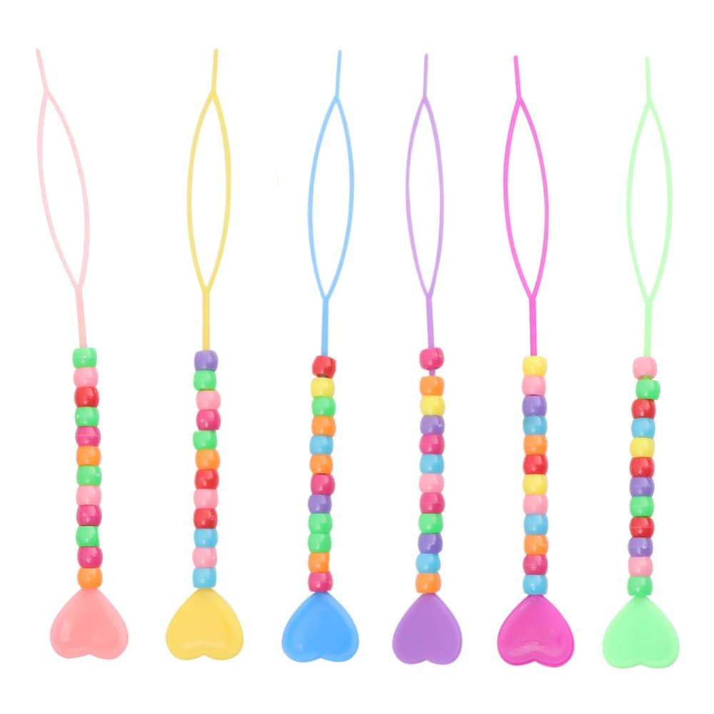 Baluue 24pcs Braid Hair Tool for Boys and Girls Portable Hair Braid Needles Beads for Quick Styles and Special Occasions Random Colors Included