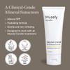 Musely Day Cream Mineral SPF 40, Clinical Grade Sunscreen, Broad-Spectrum, Water Resistant, 2 Fl Oz, Clear Color, 2x Bundle view 2