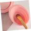 FRCOLOR 2pcs Foldable Makeup Brush Cleaner Pad Cleaning Mat for Women Reusable and Space-saving Scrubber for Makeup Brushes Sponges and Tools view 2