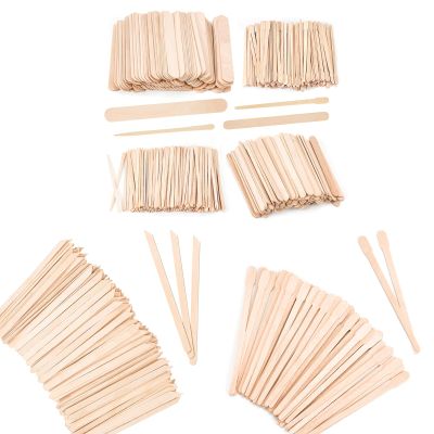 3200 Pcs 5 Style Assorted Wood Waxing Sticks for Hair Removal and Wood Craft Sticks