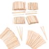 3200 Pcs 5 Style Assorted Wood Waxing Sticks for Hair Removal and Wood Craft Sticks view 1