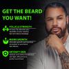 Beard Growth Kit w/ 2X Thickening Biotin Balm & Mustache Wax for Men + 620,000mcg 14-in-1 BIOTIN Gummies Beard Growth Vitamins & Hair Growth Vitamins for Men - Formulated in America view 4