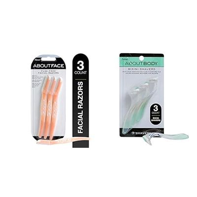 About Face Fuzz-Free Facial Razors and Bikini Shavers