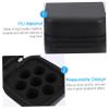 Baluue 3pcs Bottle Holder Pouch Shockproof Essential Oils Travel Case for Outdoor Use Pu Material Storage Bag Strap view 2