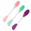 Beatifufu 3pcs Silicone Facial Mask Brush Set Face Wash Brush Double Head Face Cleansing Tool Skin-Friendly Cleansing view 1