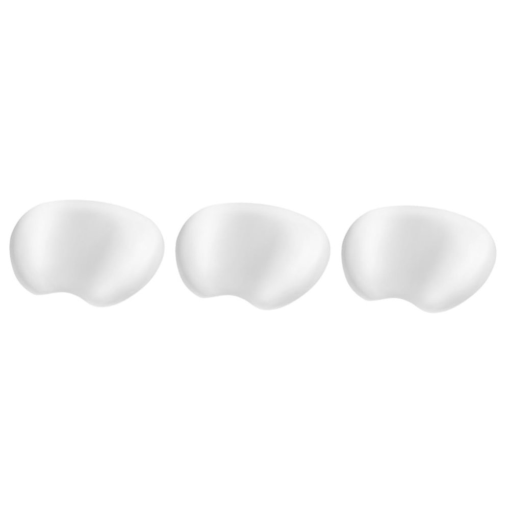 FOMIYES 3pcs Pu Material Bathtub Pillow Suction Rest Pillow for Tub Spa Relaxation