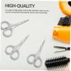 TOYZFRIENDY Travel Lightweight and Compact Men's Beard Scissors Set 3pcs Stainless Steel Makeup Scissors and Nose Hair Trimmer view 3